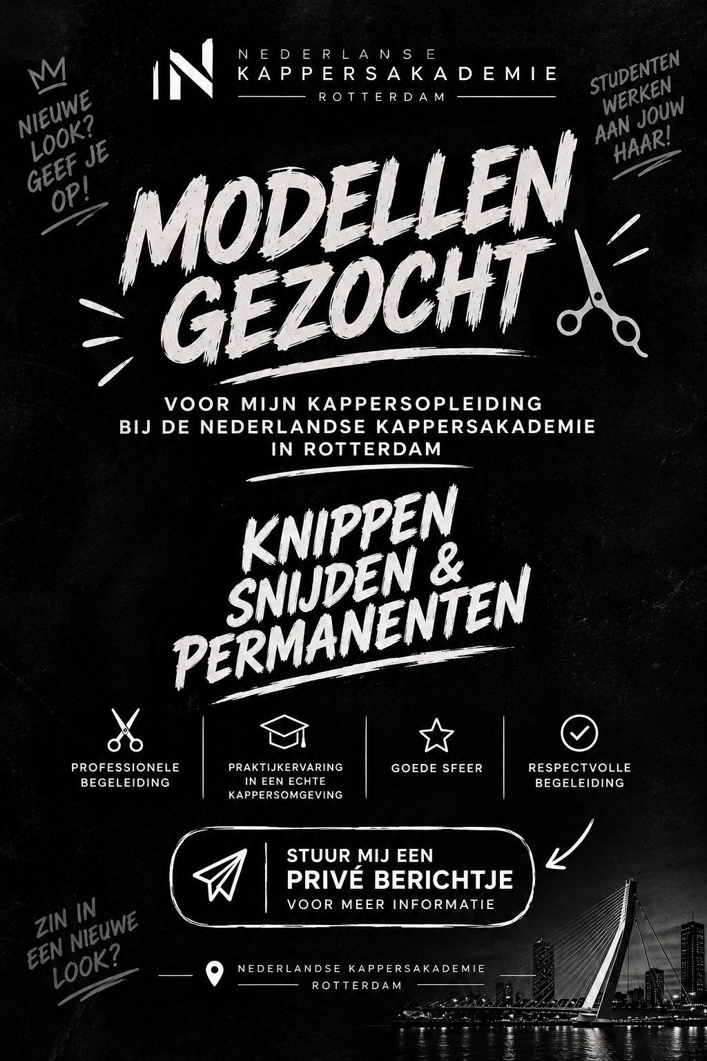 Modellen gezocht!, Vacatures, 33 - 40 uur, Overige niveaus, Overige vormen