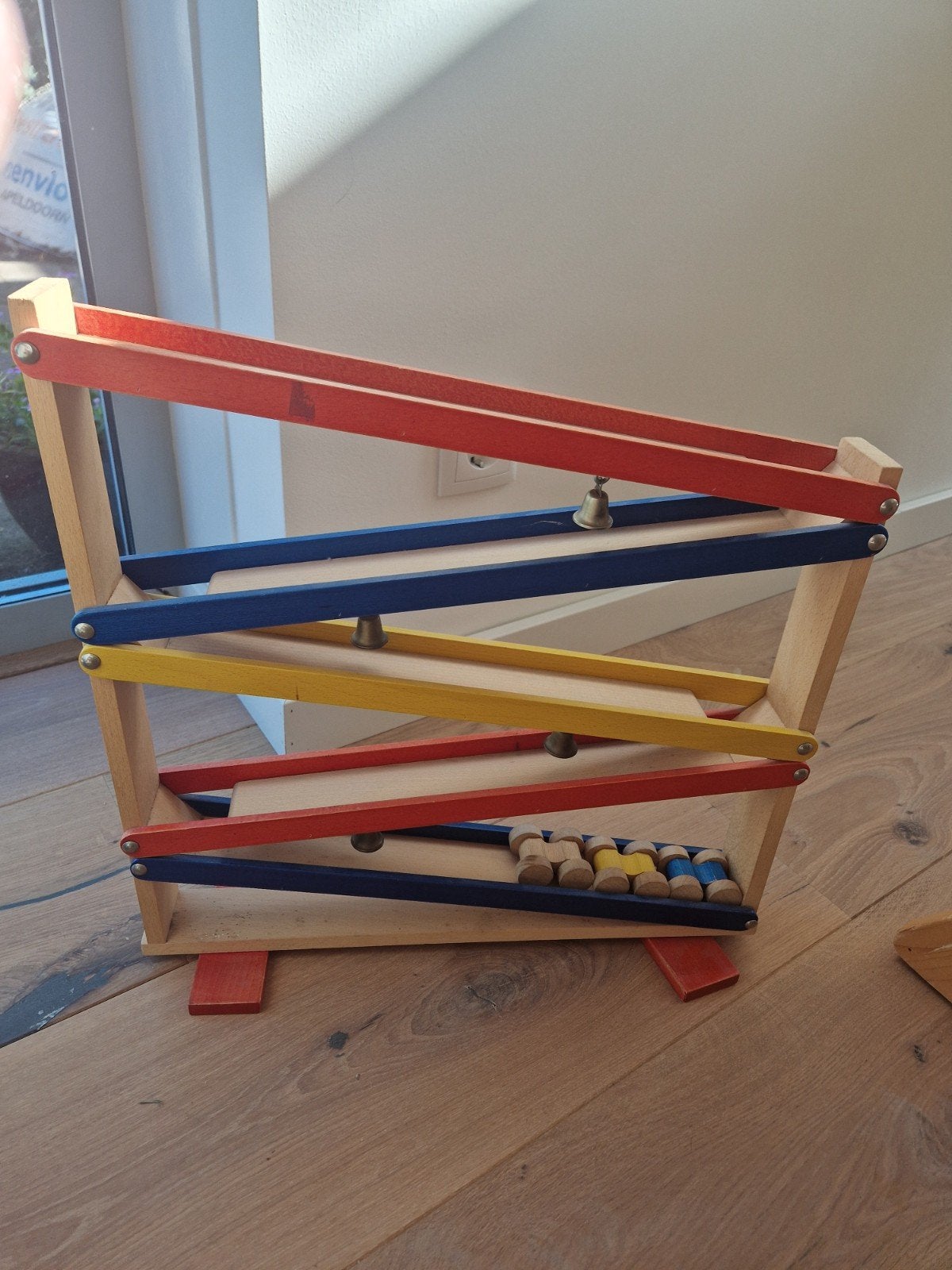 Autobaan met belletjes, Kinderen en Baby's, Speelgoed | Houten speelgoed, Ophalen of Verzenden