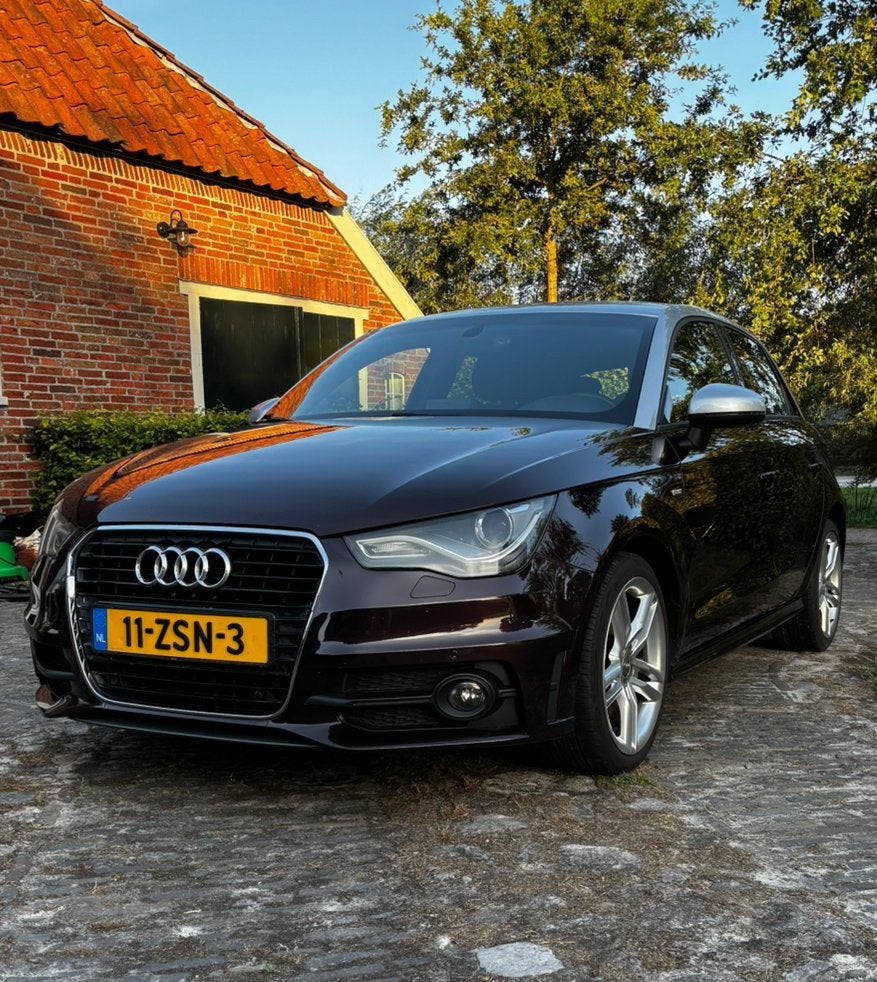 Audi A1 1.4 TFSI 90KW SB S-tronic S-line keyless entry etz., Auto's, A1, Zwart, 4 cilinders, Origineel Nederlands