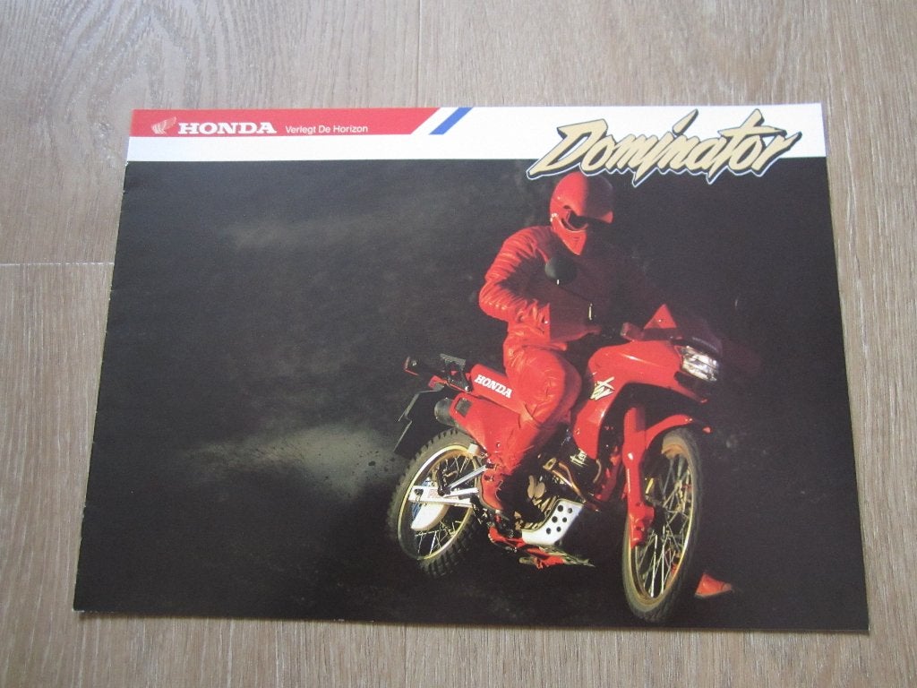 Honda Dominator NX 650 brochure folder 1989 ?, Ophalen of Verzenden, Honda
