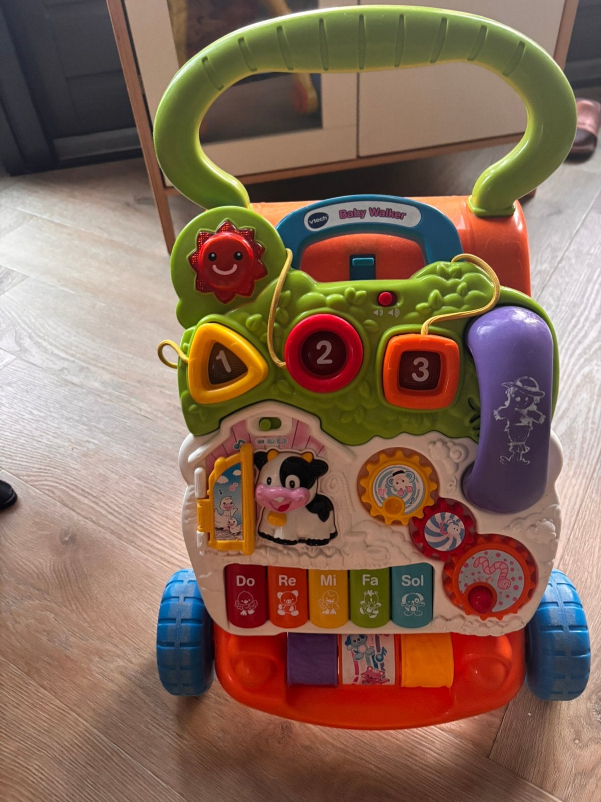 Loopkar V-Tech, Kinderen en Baby's, Speelgoed | Vtech, Ophalen, Zo goed als nieuw, 6 maanden tot 2 jaar