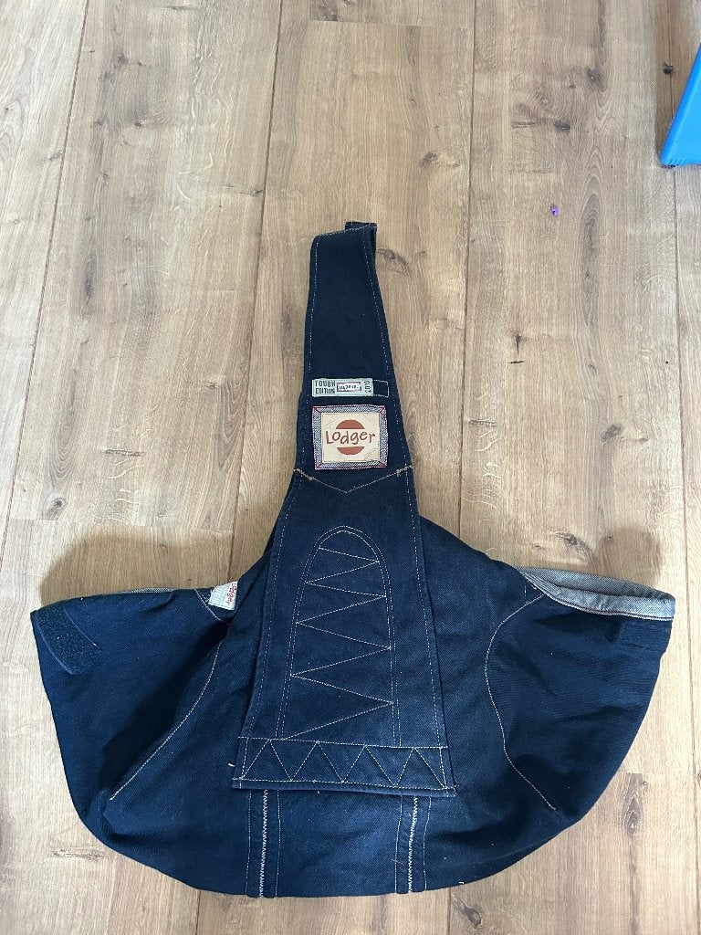 Draagzak, Lodger denim, Ophalen, Zo goed als nieuw, Buik, Lodger
