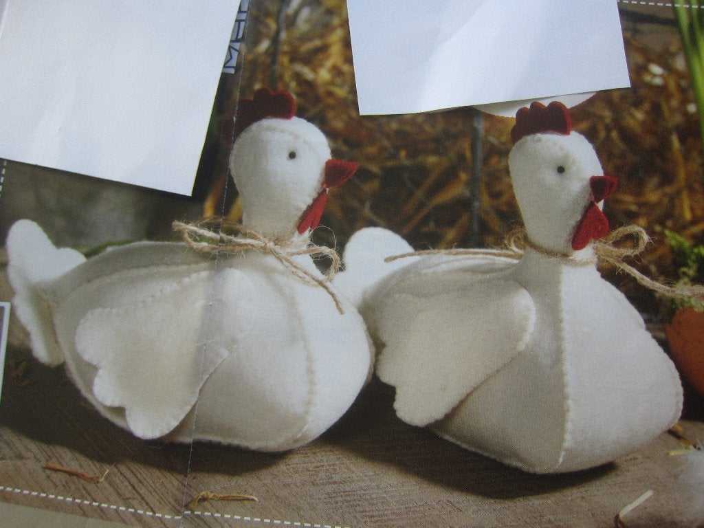 knutsels wol vilten kippen maken knuffels pompoenen, Hobby en Vrije tijd, Knutselen, Overige thema's, Textiel, Nieuw, Meerkleurig