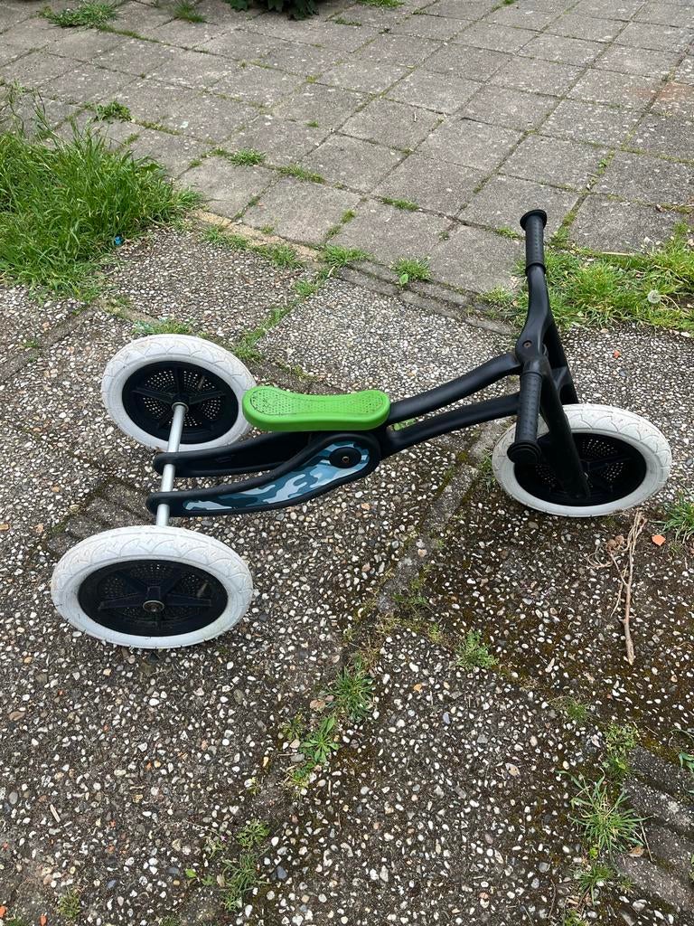 Loopfiets voor kinderen - Zwart met groen zitje, Verzenden, Gebruikt, Loopfiets