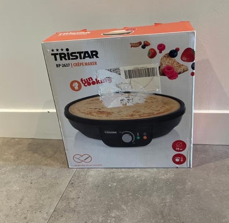Tristar Crêpe maker BP-2637 - Nieuw in doos, Witgoed en Apparatuur, Ophalen, Nieuw