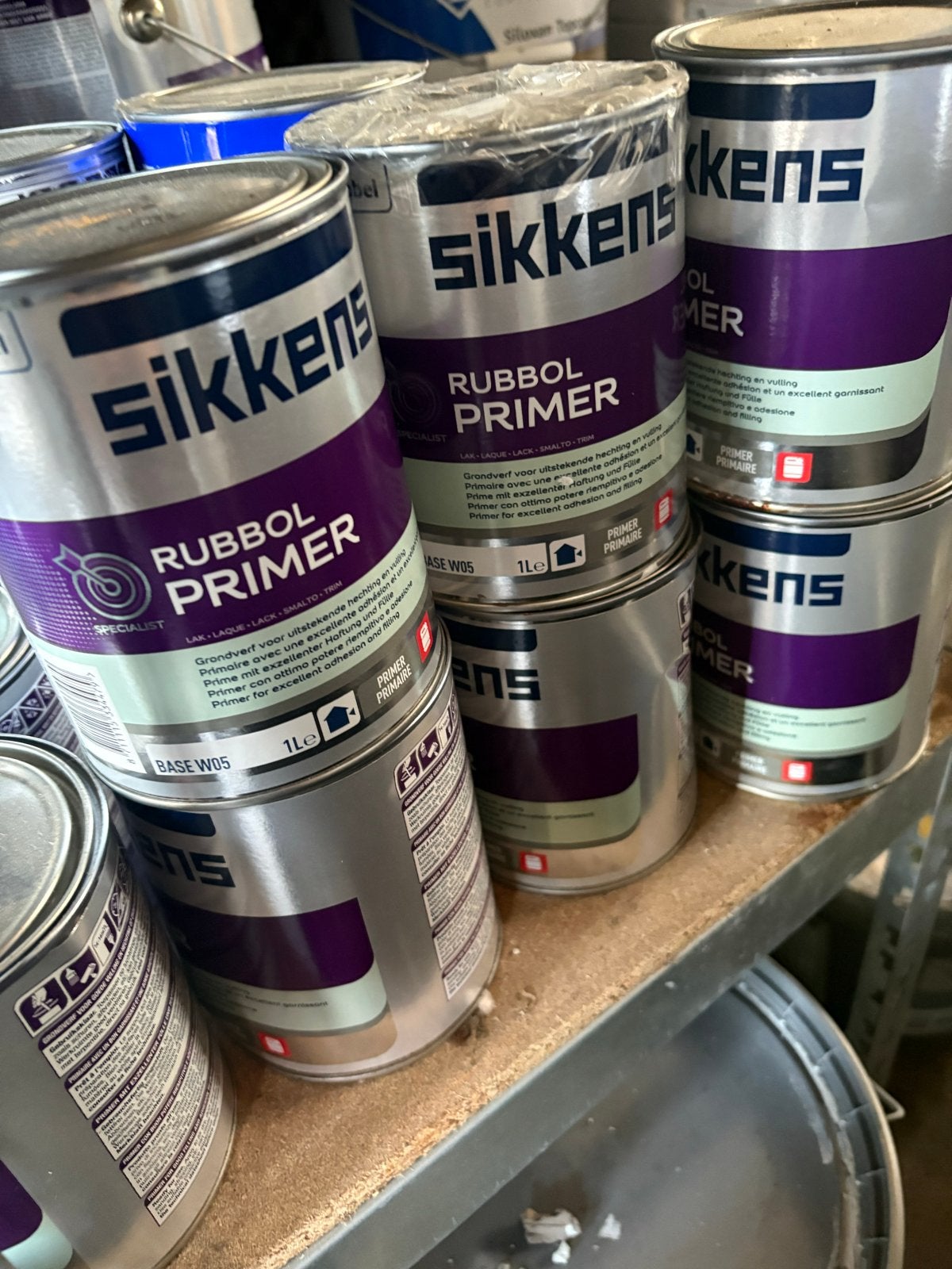 Sikkens Rubbol Primer 1L (wit of lichte kleur), Ophalen of Verzenden, Nieuw, Overige typen