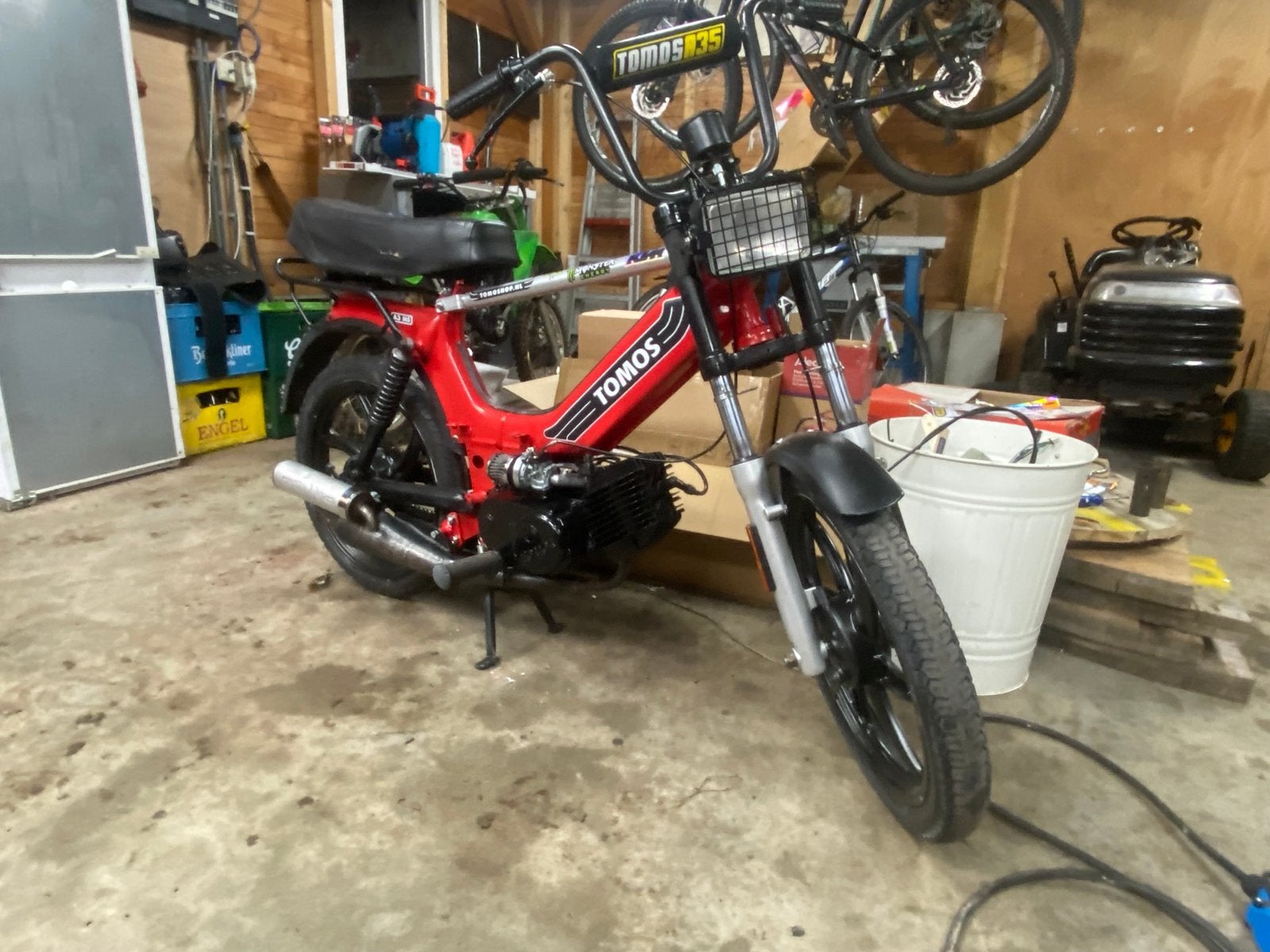 Snelle Tomos A35 50cc Te koop/Te ruil!, Ophalen, Maximaal 45 km/u, Zo goed als nieuw, 2 versnellingen