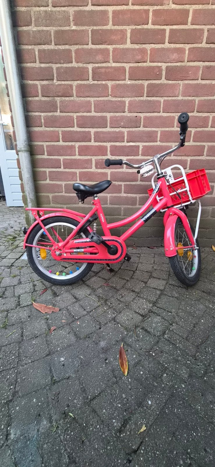 16 inch Alpina Cargo kinderfiets roze, Fietsen en Brommers, Fietsen | Kinderfietsjes, Ophalen, Velgrem, Alpina, 16 tot 20 inch