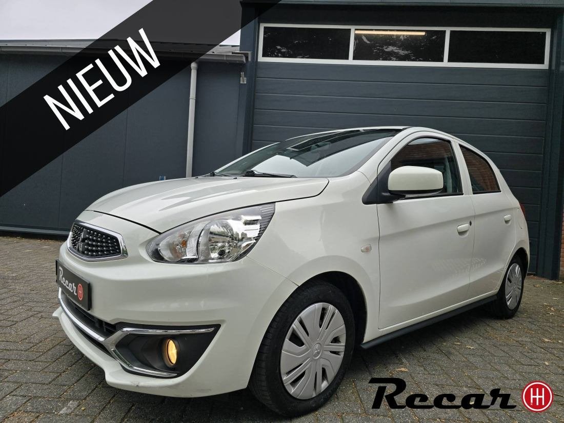 Mitsubishi Space Star - 1.0 Cool+/1eEig/Airco/5Drs/Elec/NwAp, Auto's, Voorwielaandrijving, Gebruikt, Euro 6, Wit