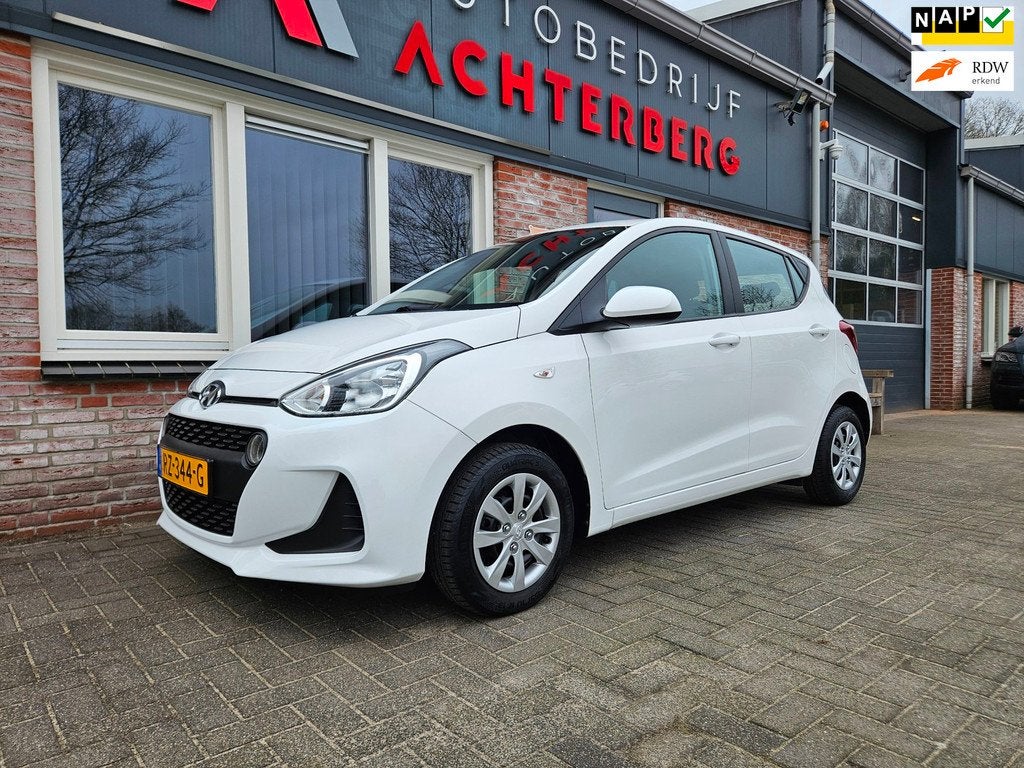 Hyundai I10 1.0i Comfort Airco! Cruise Control! NAP! Nette A, Auto's, Hyundai, Voorwielaandrijving, Gebruikt, 4 stoelen, Wit