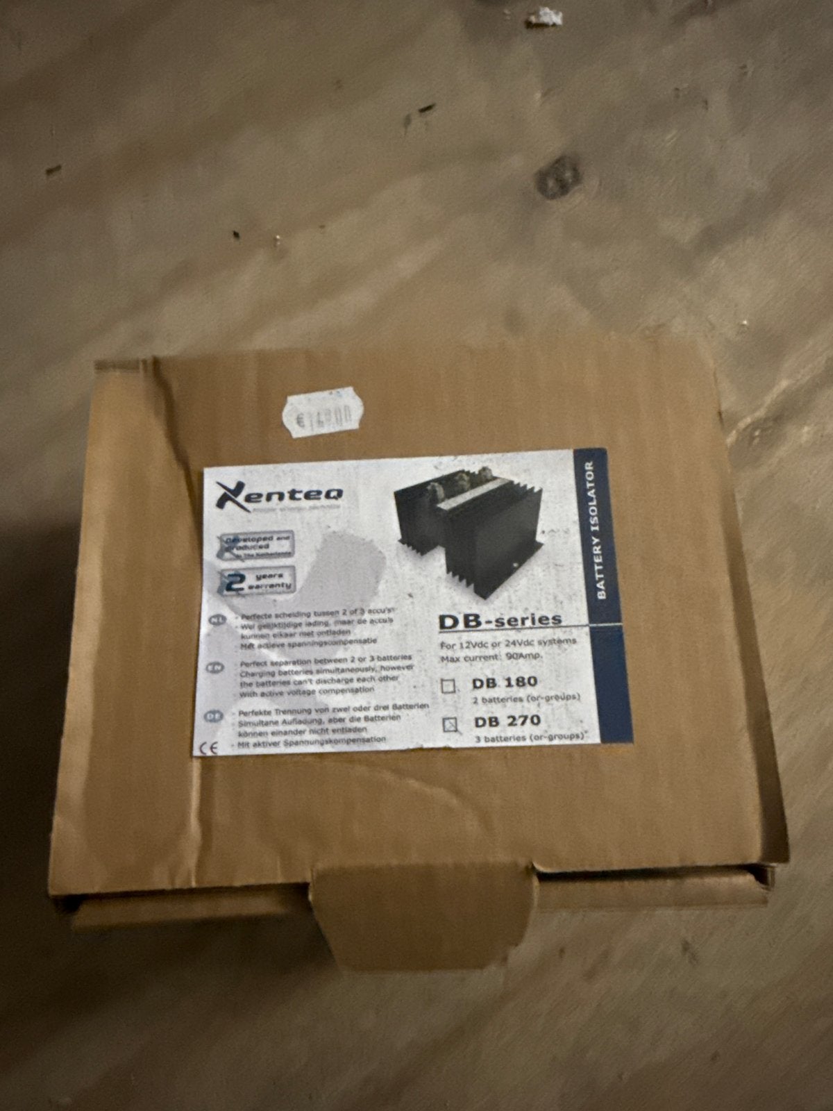 Xenteo DB-serie Accu Isolator - 12V/24V, Max 90A, Ophalen of Verzenden, Nieuw, Universele onderdelen