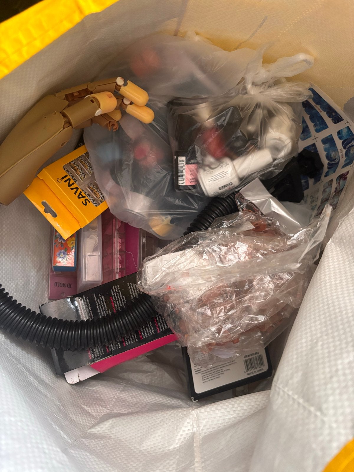 Complete nagelset: acryl, glitters, lak, sjablonen, tips, Ophalen, Gebruikt, Overige typen