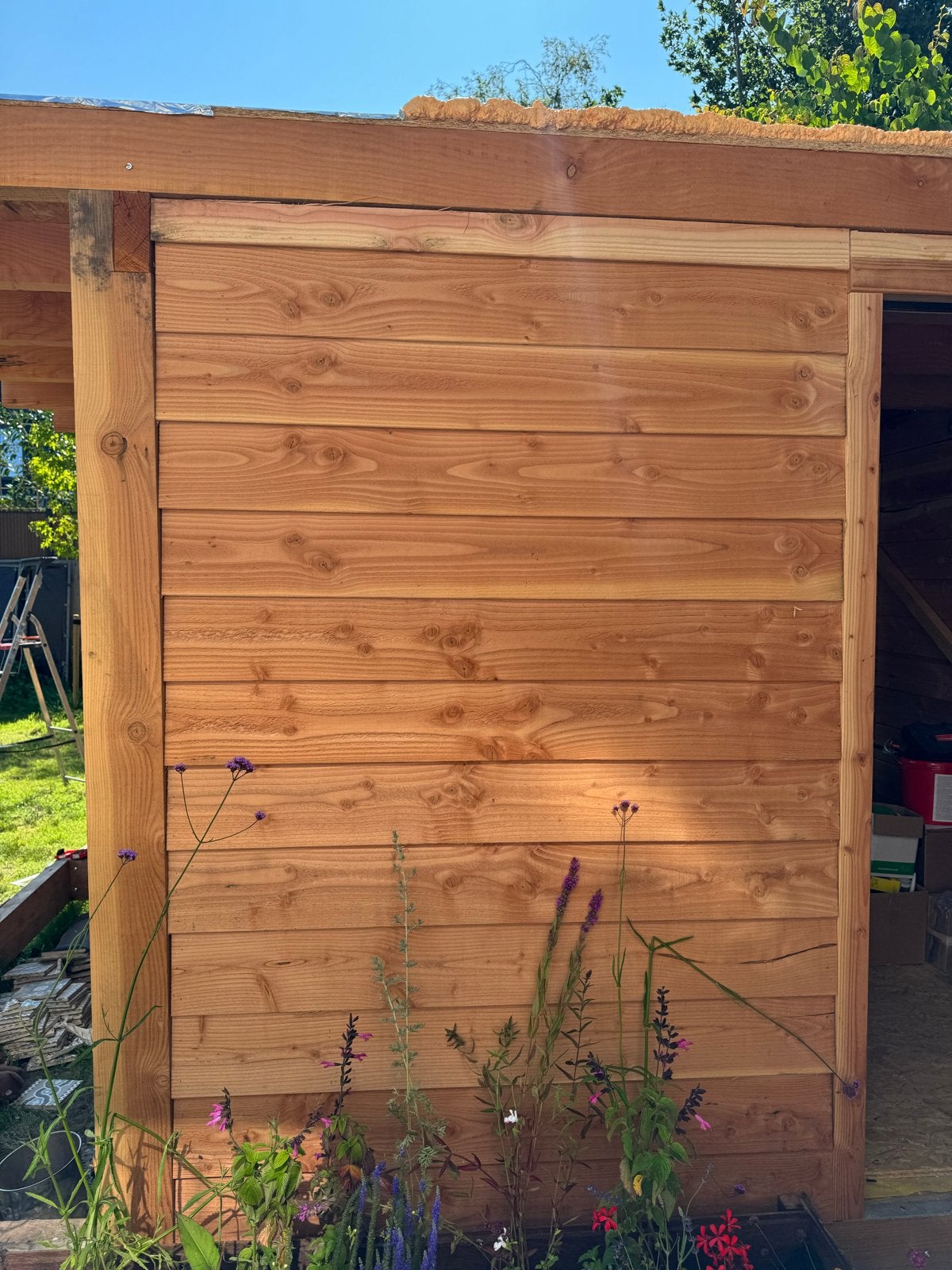 Zweeds Rabat Hout - gevelbekleding - douglas/lariks, Ophalen, 25 tot 50 mm, Nieuw, Plank