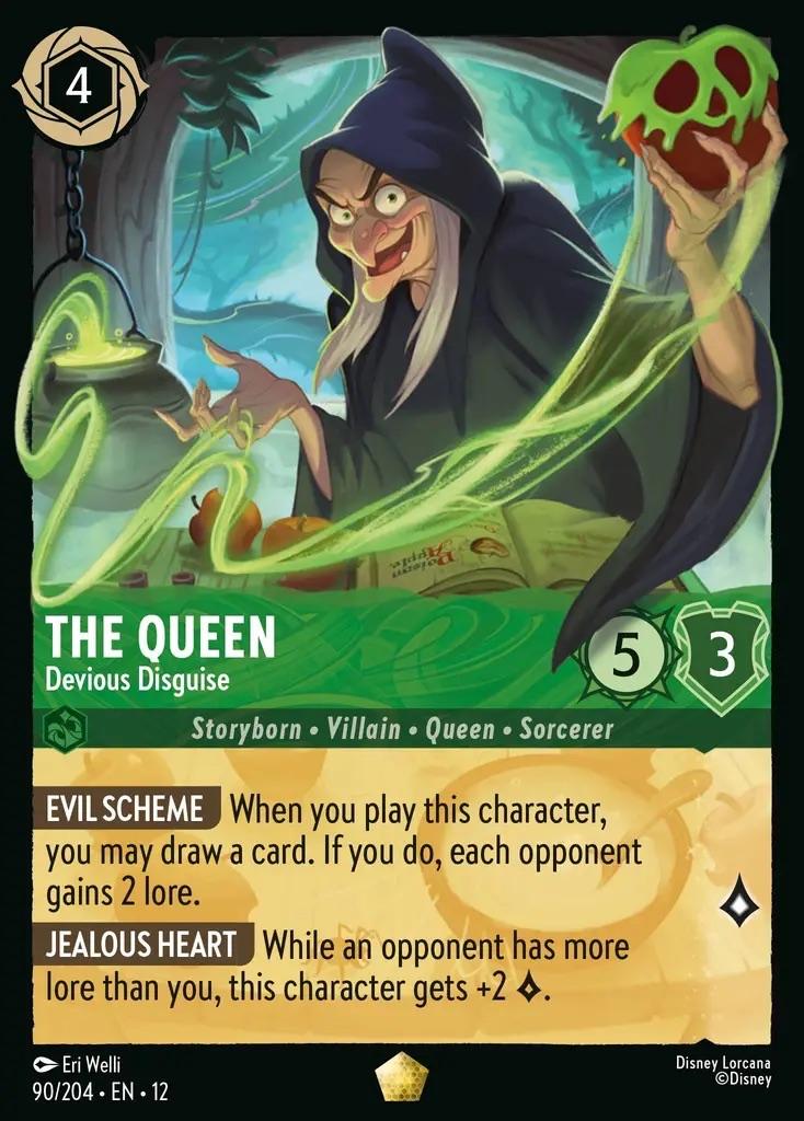Disney Lorcana - Wilds Unknown - 012-090 - The Queen - Devio, Ophalen of Verzenden, Nieuw, Losse kaart