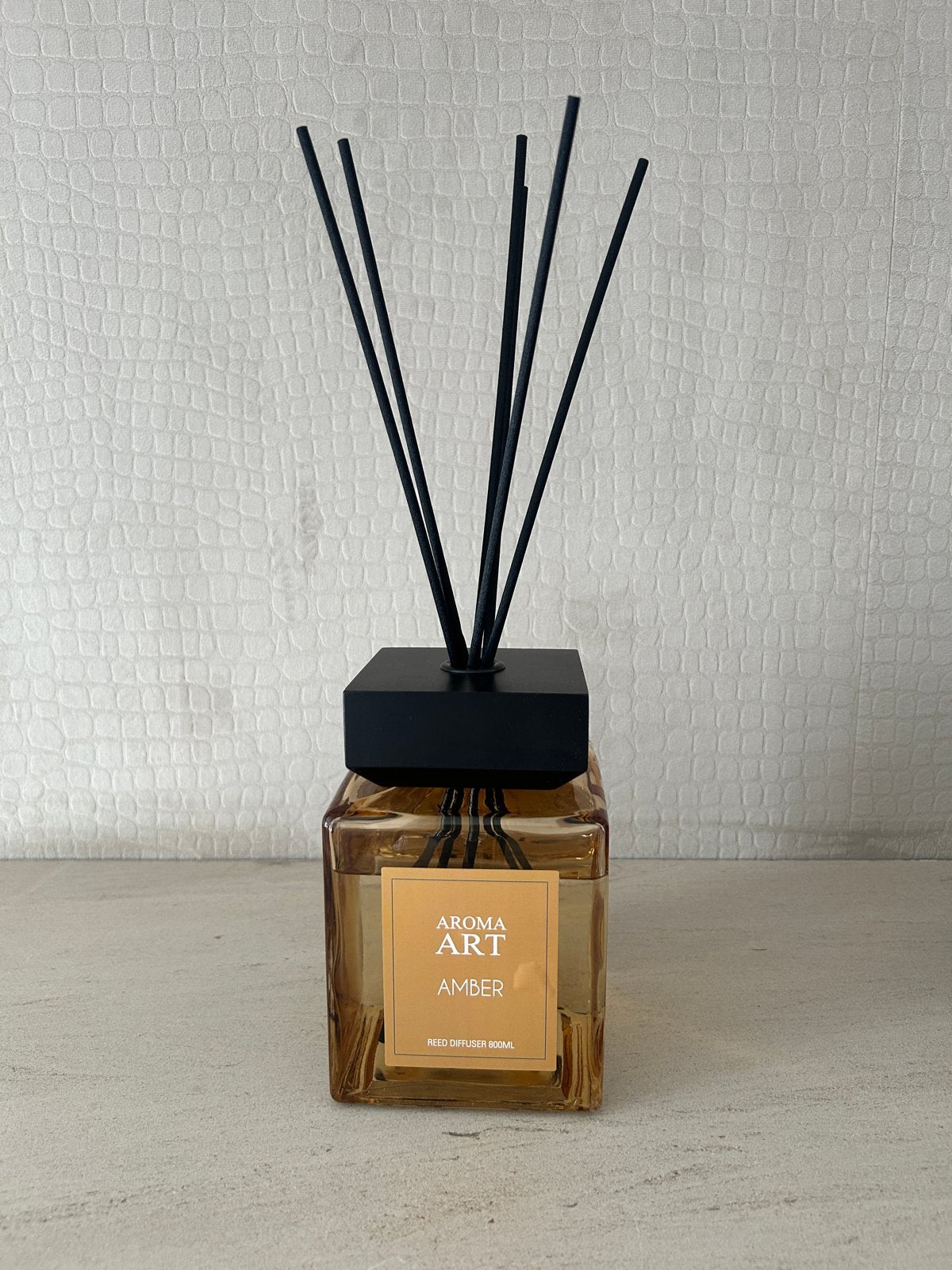 Aroma Art Amber Reed Diffuser 800ml, Ophalen of Verzenden, Zo goed als nieuw, Glas, Oranje