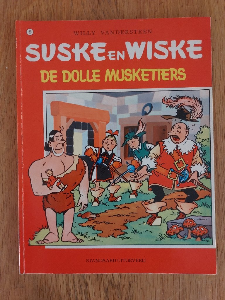 Suske en Wiske, de dolle musketiers, Eén stripboek, Ophalen of Verzenden