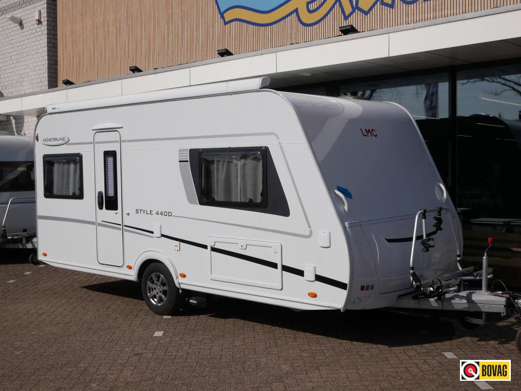 LMC Style 440 D Mover, luifel, fietsenrek, Caravans en Kamperen, Caravans, Rondzit, Bedrijf, Schokbreker, Overige typen