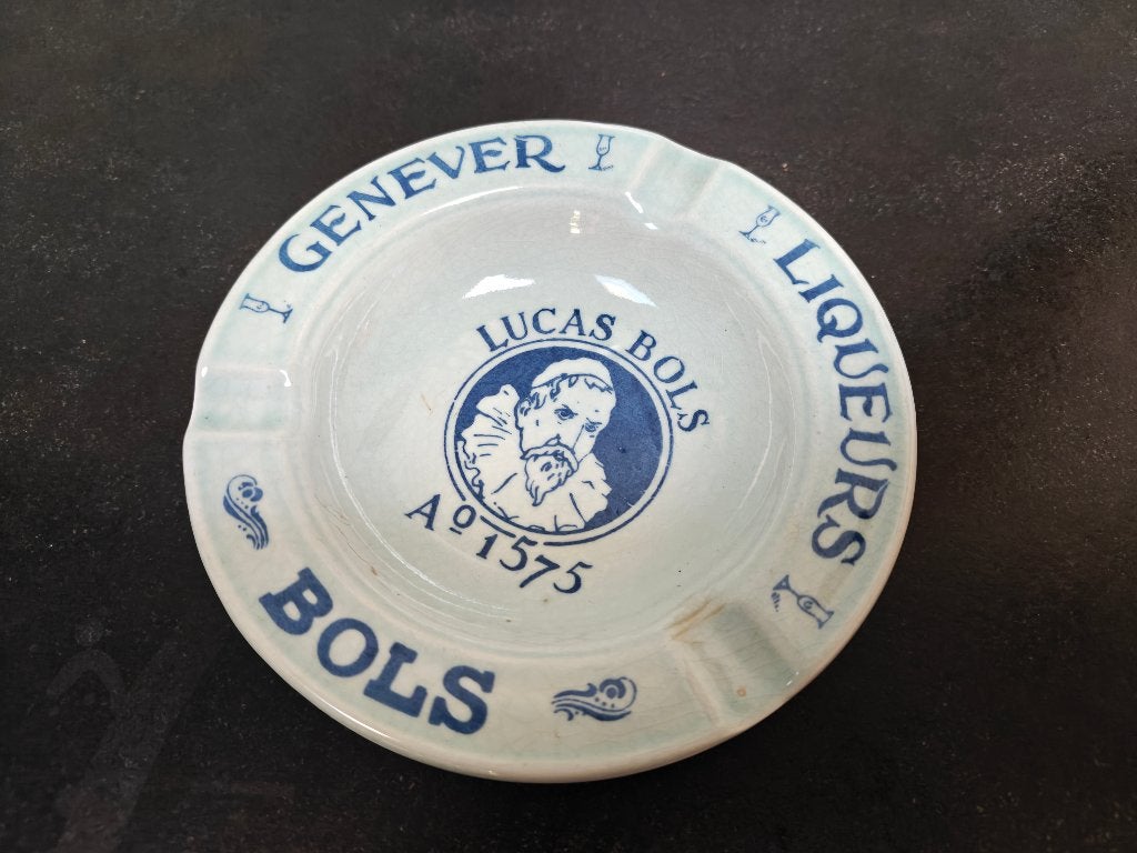 Lucas Bols asbak, Gebruikt, Gebruiksvoorwerp, Onbekend, Ophalen of Verzenden