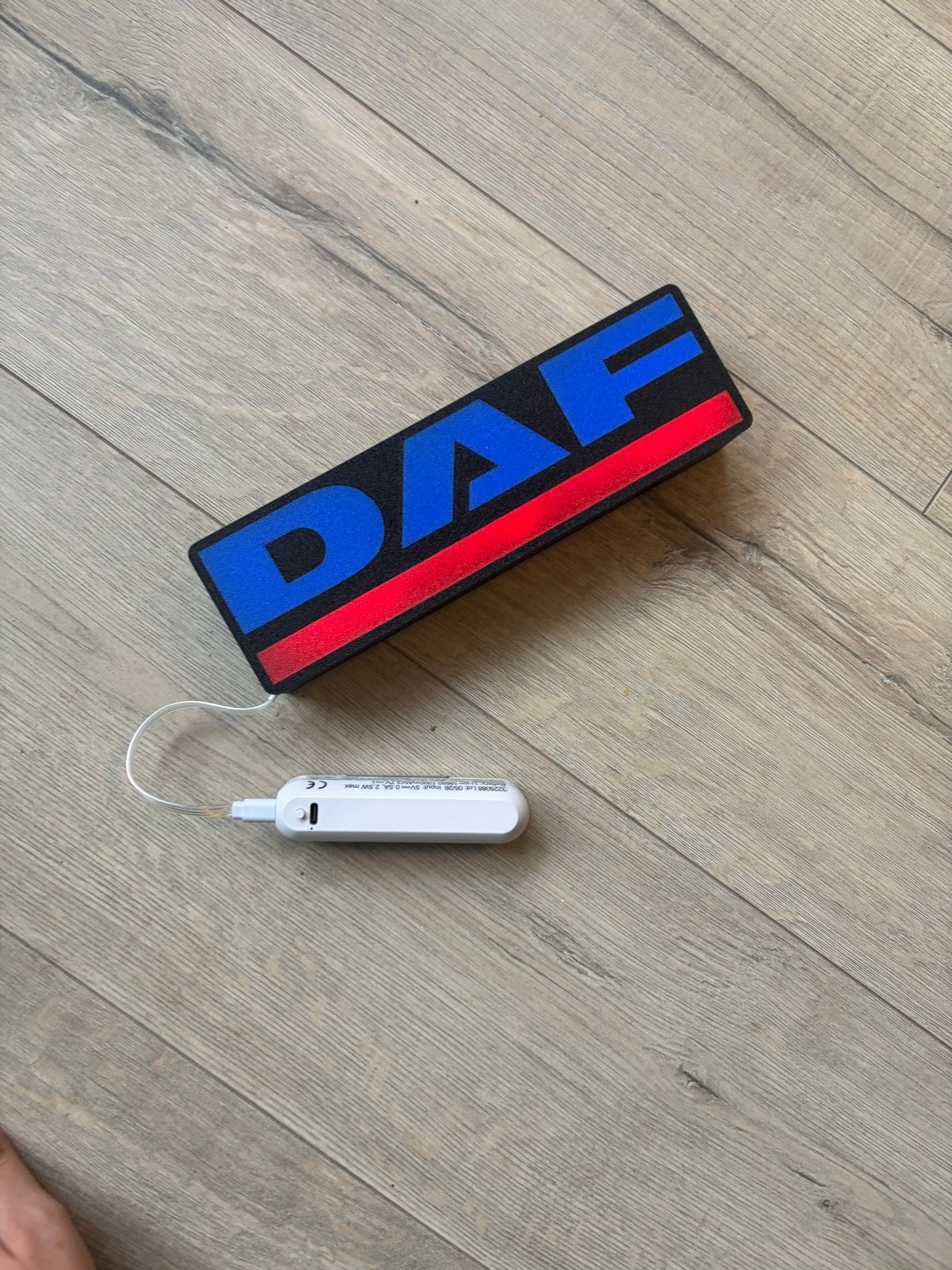 DAF LED-logo met USB-voeding, Ophalen of Verzenden, Nieuw