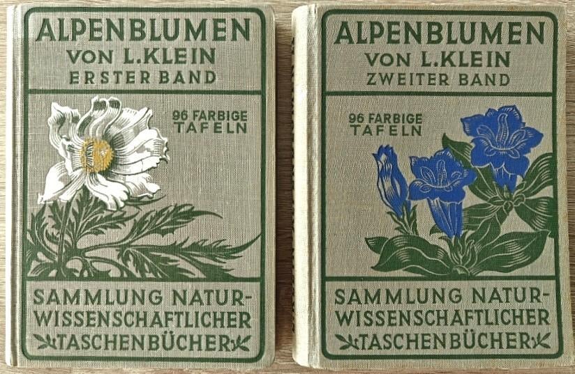 L. Klein: ALPENBLUMEN Erster und Zweiter Band., Ophalen of Verzenden, Zo goed als nieuw, Bloemen, Planten en Bomen
