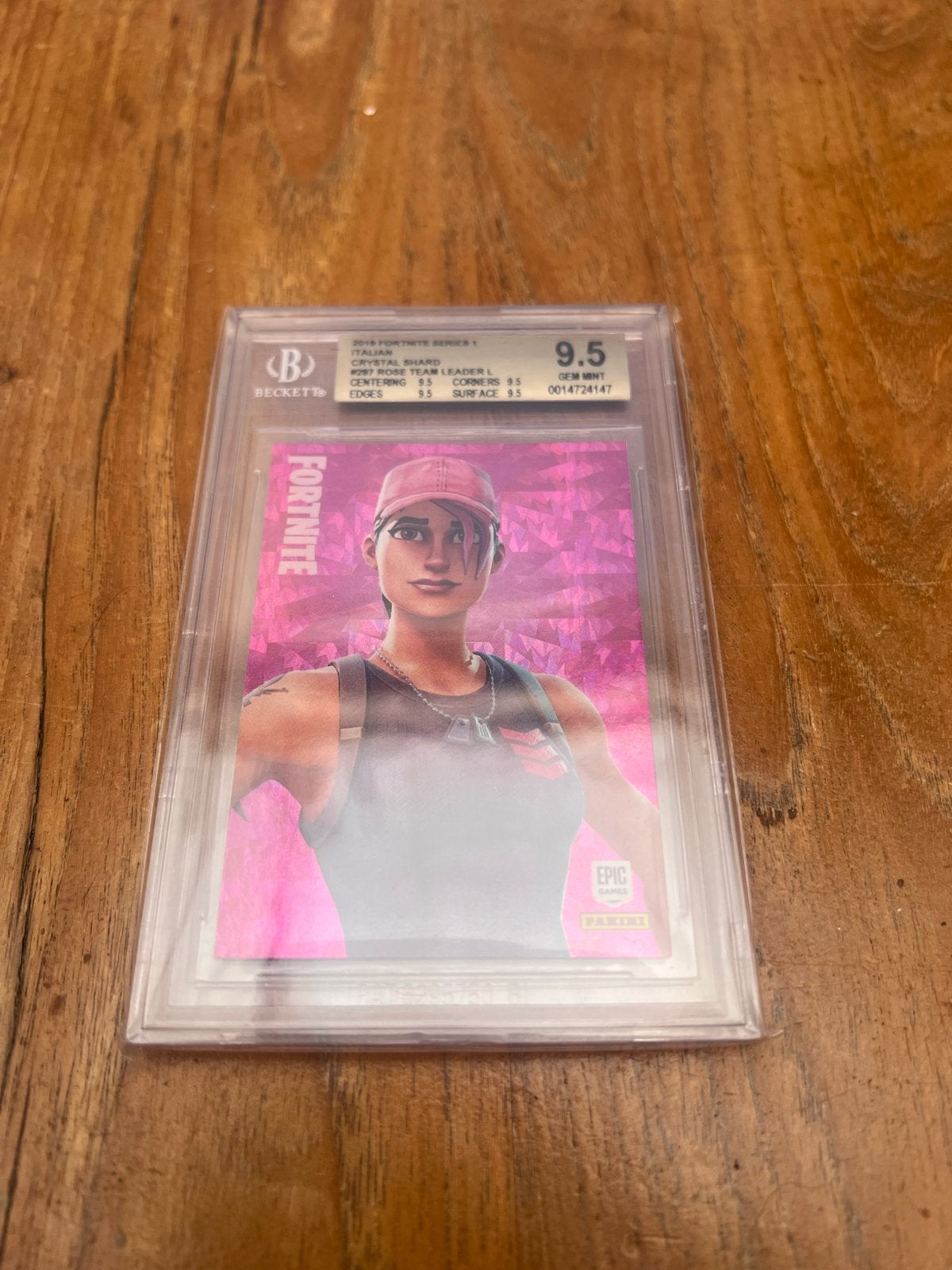 Pop 1 / Fortnite Rose Team Leader Crystal Shard BGS 9.5, Ophalen of Verzenden, Zo goed als nieuw