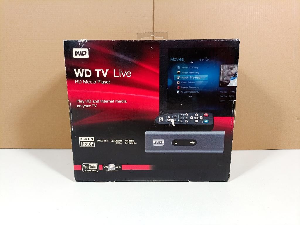 WD TV Live HD Media Player, Ophalen, Gebruikt, Optische audio