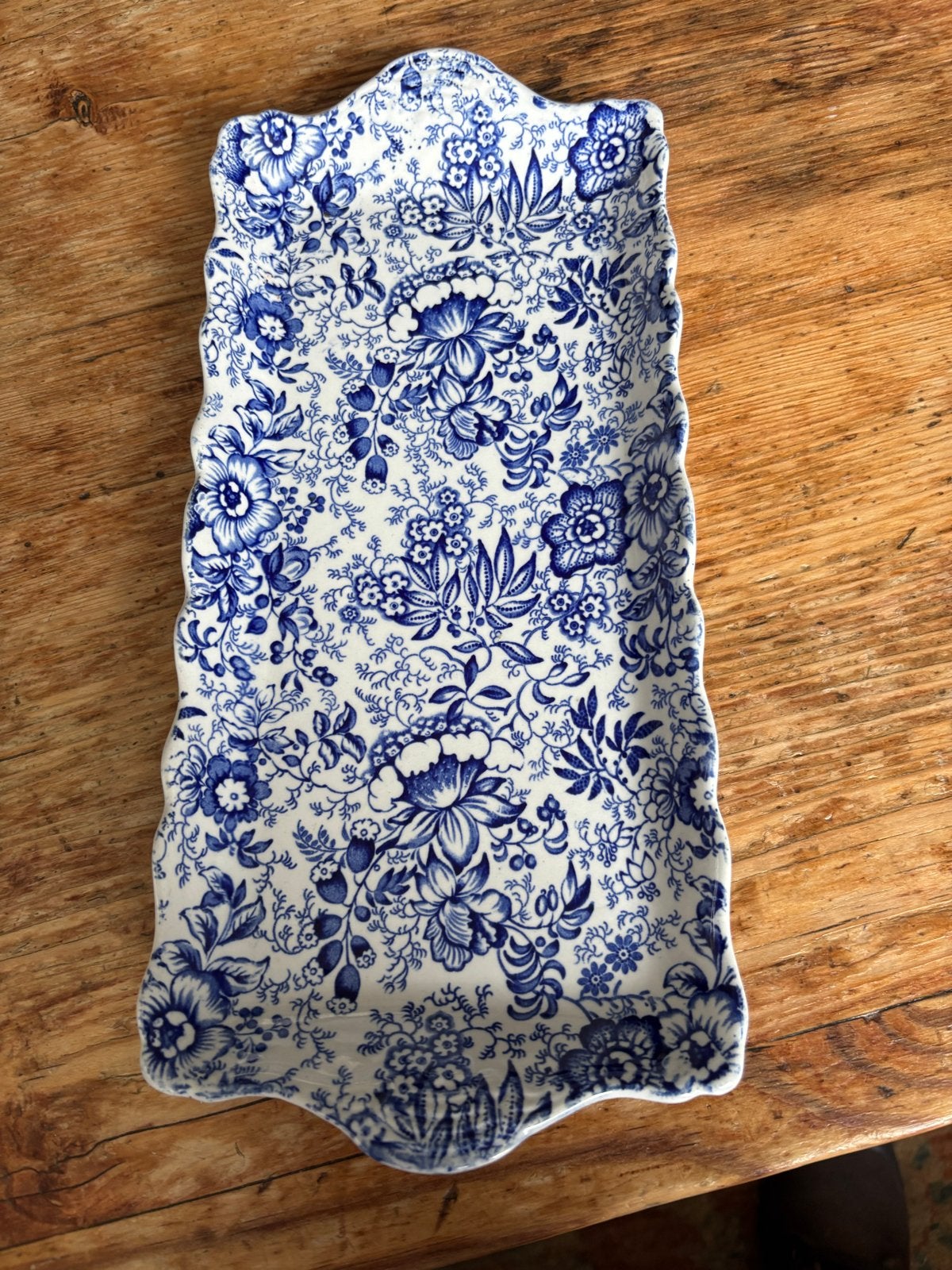 Prachtige James Kent Old Foley cake schaal 31x13.5 cm, Antiek en Kunst, Ophalen of Verzenden