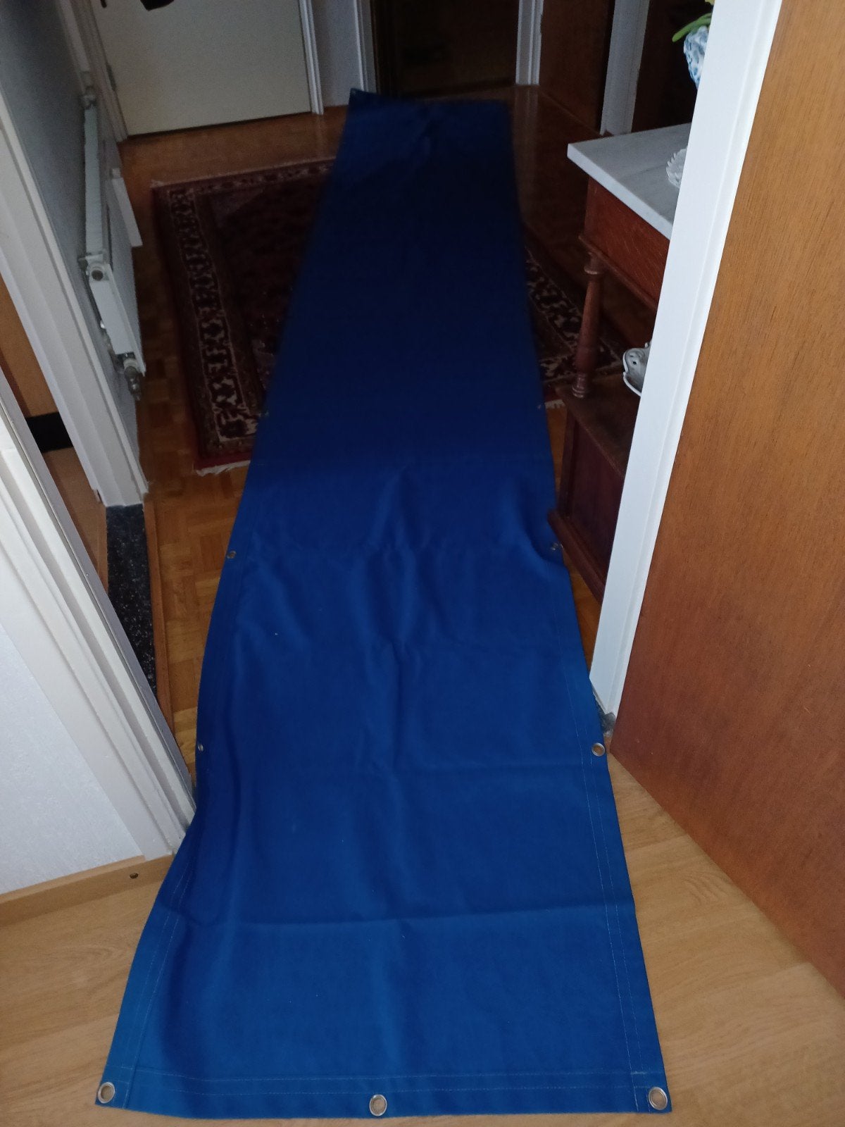 Canvas balkon doek - 4.30m x 78cm, Doe-het-zelf en Verbouw, Ophalen of Verzenden, Zo goed als nieuw, Minder dan 5 m², Doek