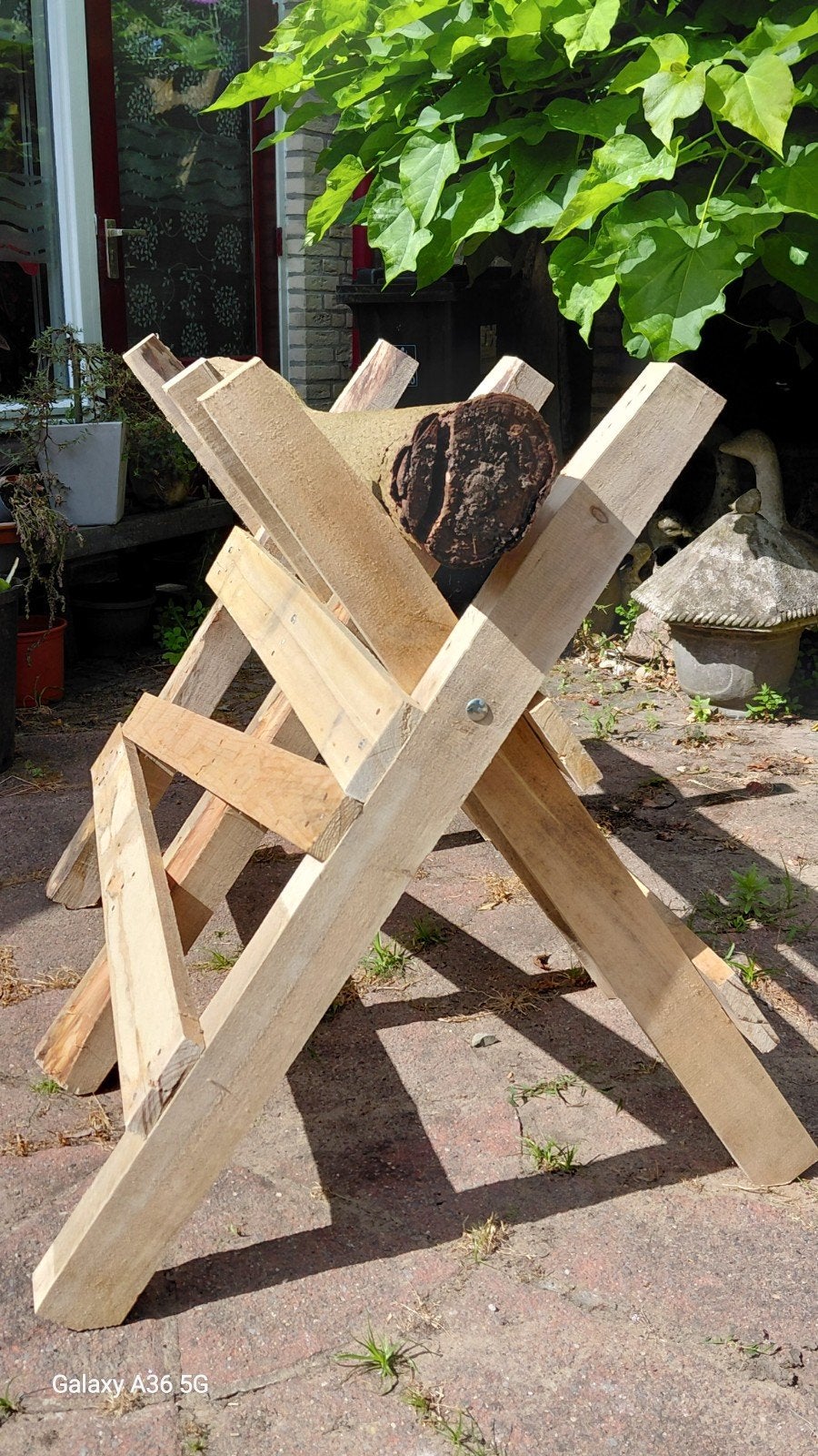 Houten zaagbok, Minder dan 3 m³, Ophalen