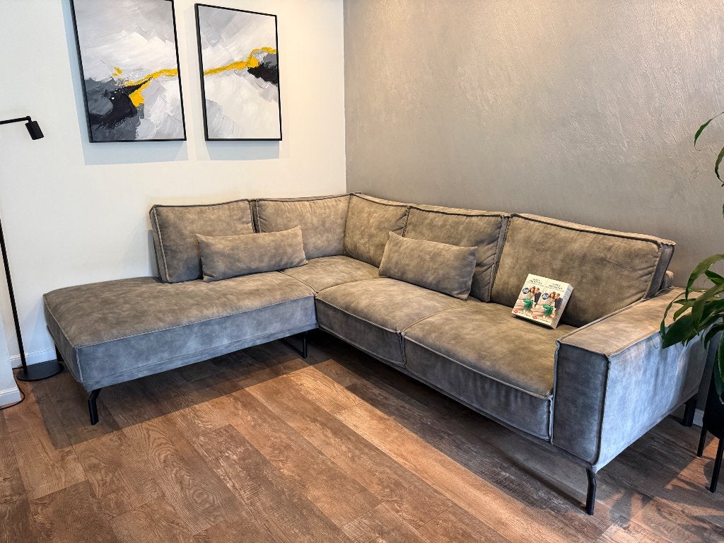 Hoekbank - zo goed als nieuw (incl. 2 Care & Protect kits)