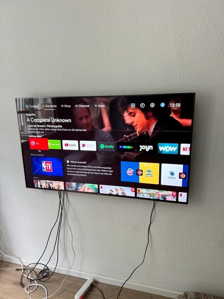 4k Sony smart TV Android TV 55 inch 100Hz winkelprijs 1500,-, Audio, Tv en Foto, Televisies, Ophalen of Verzenden, Zo goed als nieuw