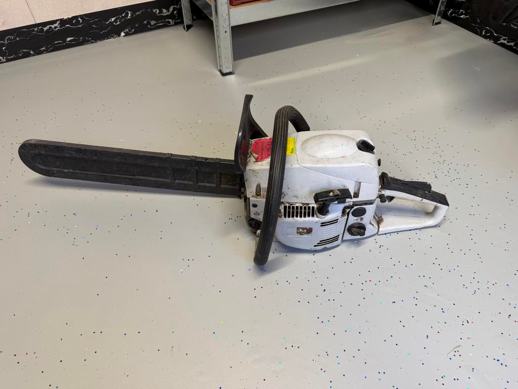 Timbertech kettingzaag benzine, Tuin en Terras, Ophalen, Gebruikt, Boomzaag