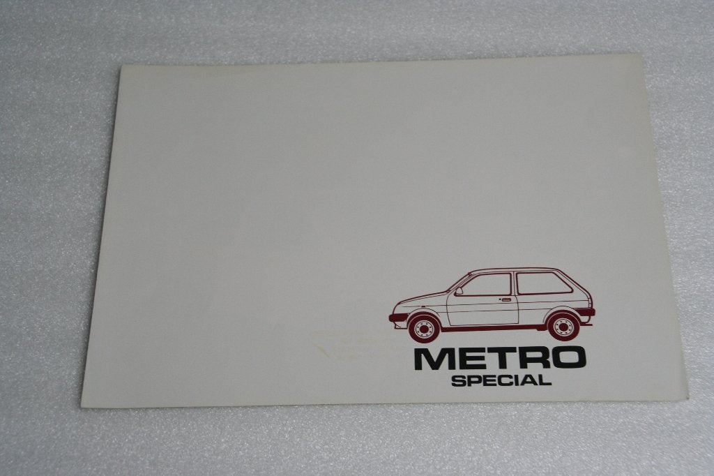 Folder Austin Metro Special (circa 1981) (41), Ophalen of Verzenden, Nieuw, Overige merken
