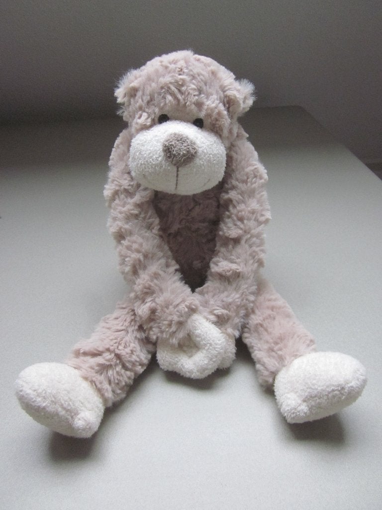 Funnies lichtbruin ruwharig pluche slungel bungel aap knuffe, Overige merken, Overige karakters, Ophalen of Verzenden, Middelgroot (20 tot 80 cm)