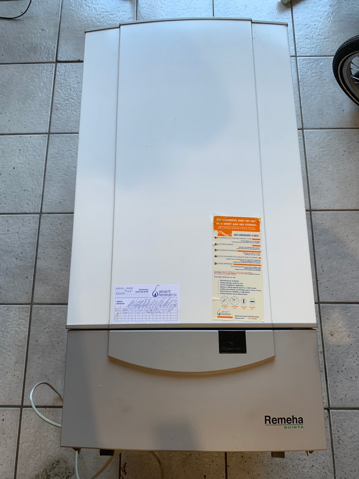 Remeha Quinta 35C combi cv ketel, Ophalen, Gebruikt, Boiler, Minder dan 20 liter