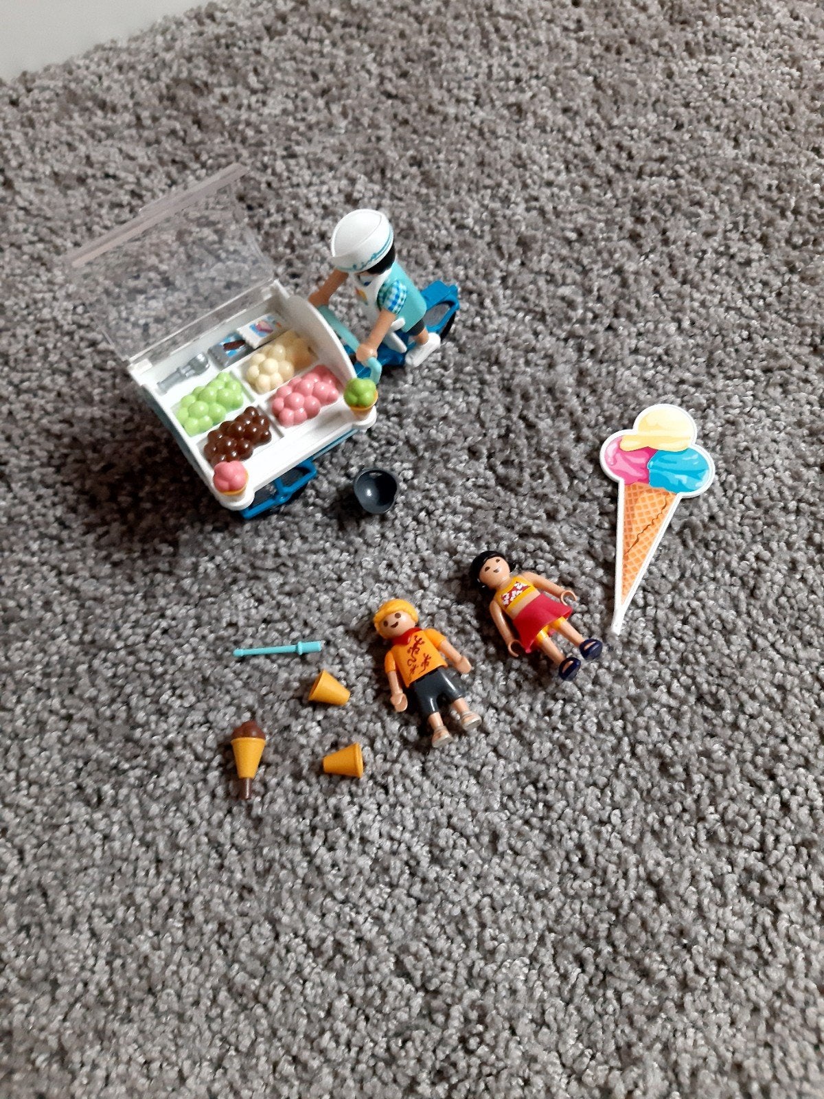 Playmobil ijscoman kar 9426, Complete set, Overige typen, Ophalen of Verzenden, Zo goed als nieuw