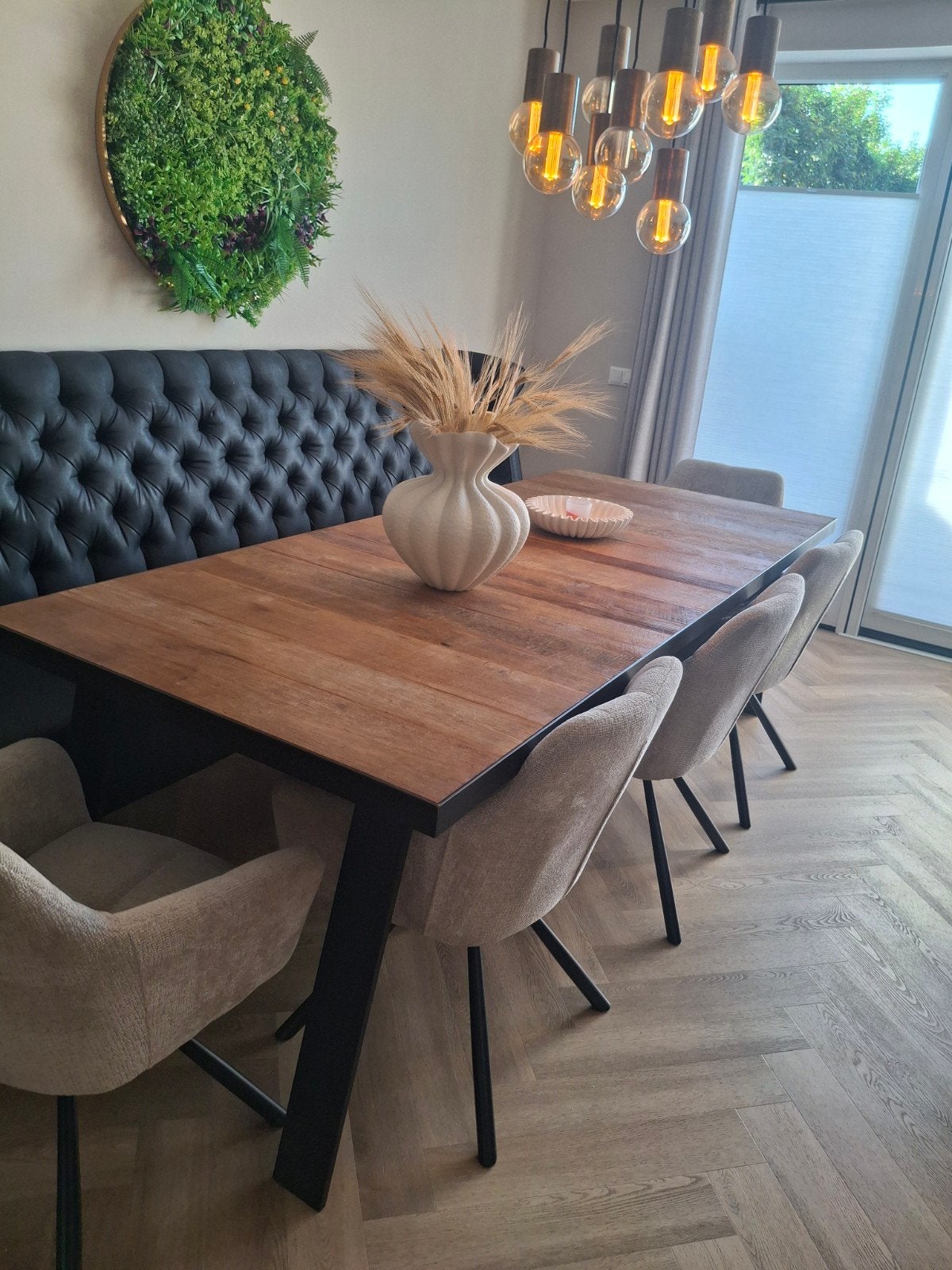 Sanders Wonen Eettafel - Nieuwstaat, 100 tot 150 cm, 200 cm of meer, Zo goed als nieuw, Vier personen