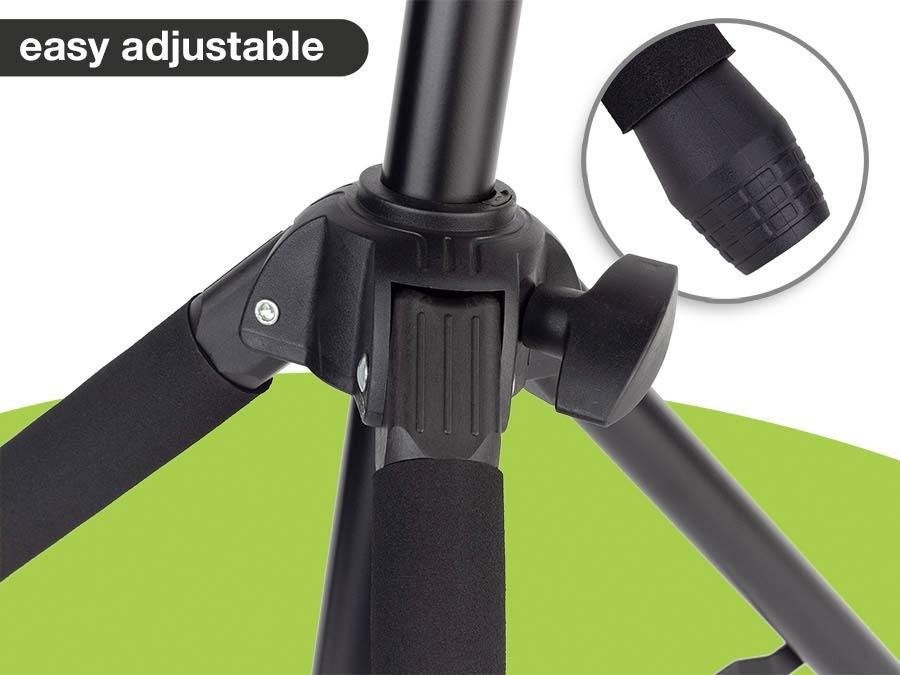 Boston GS-350 semi-opvouwbare driepoot gitaarstandaard, Gitaar, Instrumentstandaard, ., Nieuw