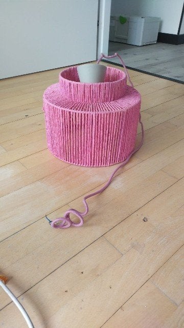 Rose hanglamp, Ophalen of Verzenden, Gebruikt