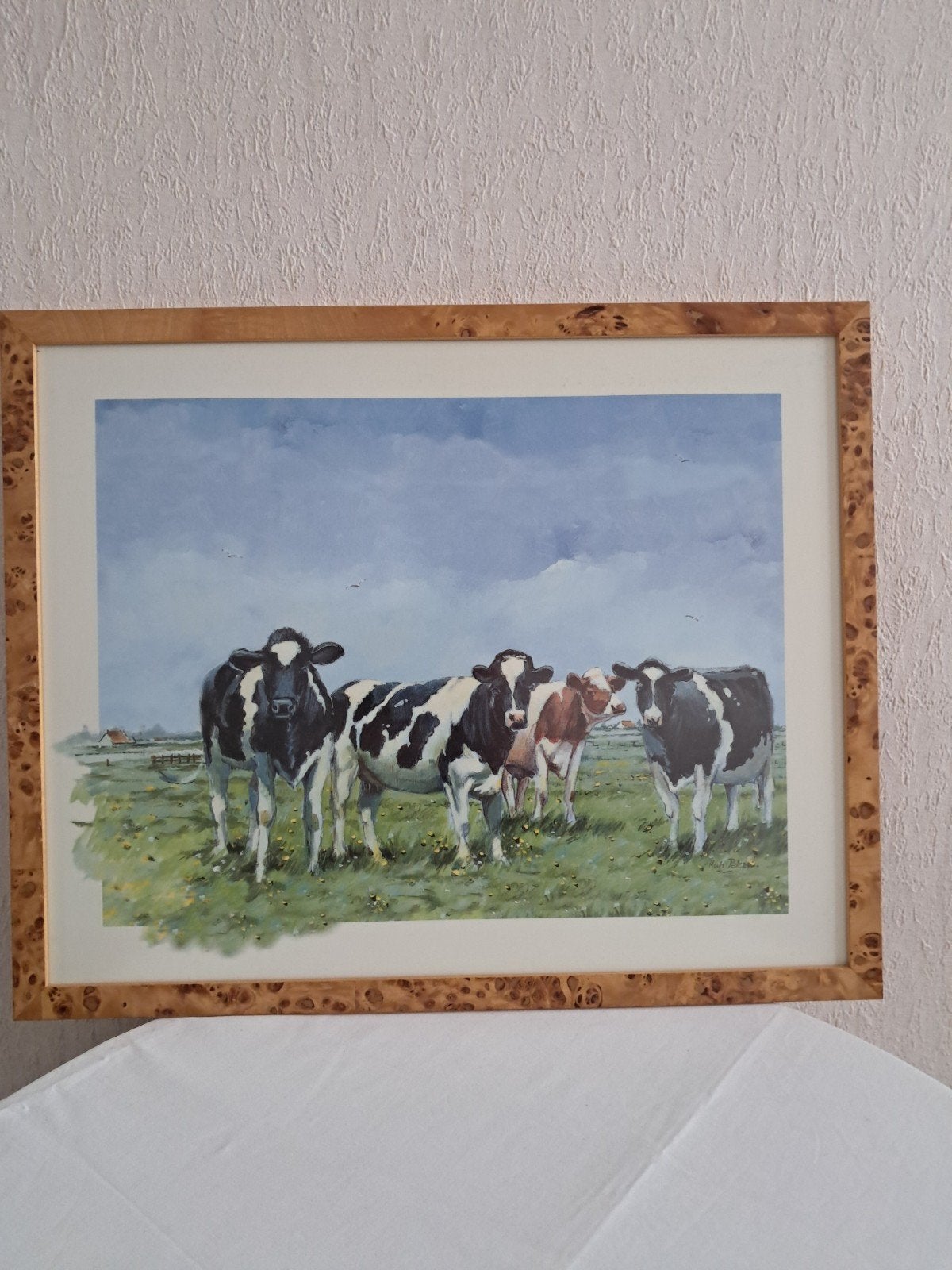 Schilderij met koeien, Ophalen