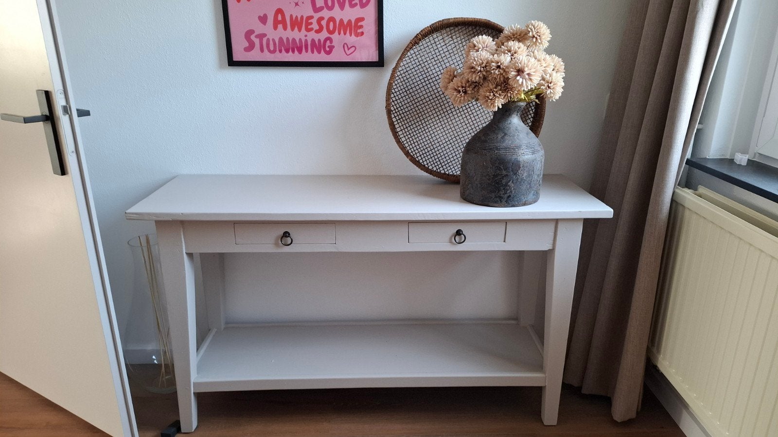 side table teab, Huis en Inrichting, Ophalen, 100 tot 150 cm, Teakhout, Zo goed als nieuw