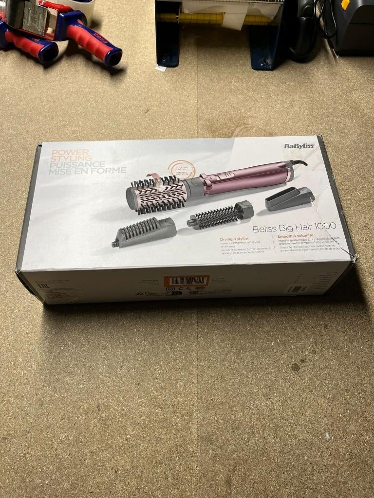 BaByliss Beliss Big Hair 1000 Föhnborstel AS960E | DLS18341, Sieraden, Tassen en Uiterlijk, Uiterlijk | Haarverzorging, Nieuw
