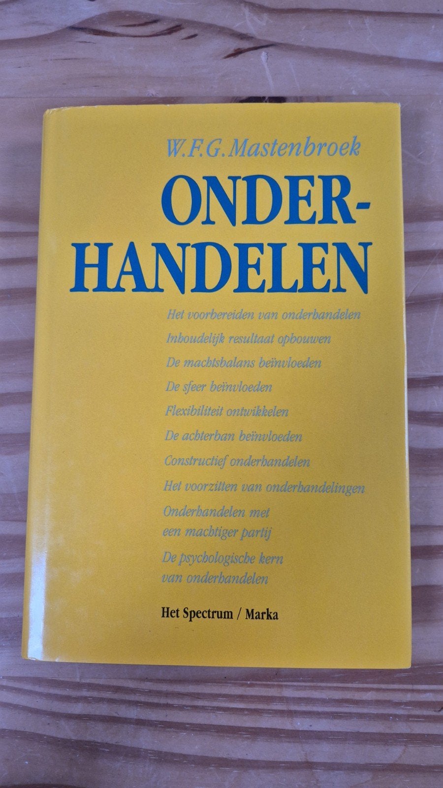 Onderhandelen ISBN 9027429375 W.F.G. Mastenbroek, Ophalen of Verzenden, Natuurwetenschap