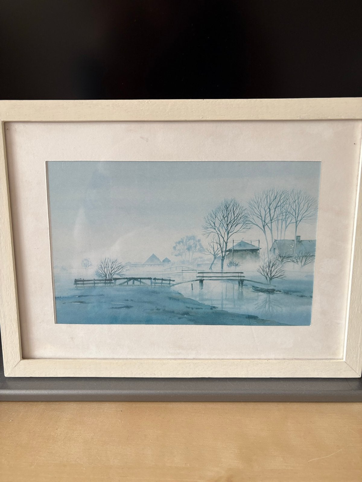 Jan Groenhart - Noord-Holland in aquarel, Realistisch, Ophalen of Verzenden, Landschap, Aquarel