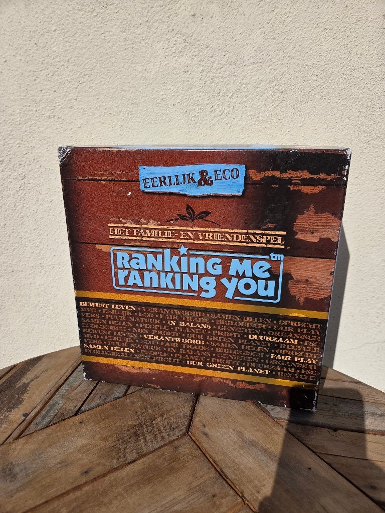 Ranking Me Ranking You bordspel, Hobby en Vrije tijd, Gezelschapsspellen | Bordspellen, Ophalen of Verzenden, Gebruikt, Nova Carta