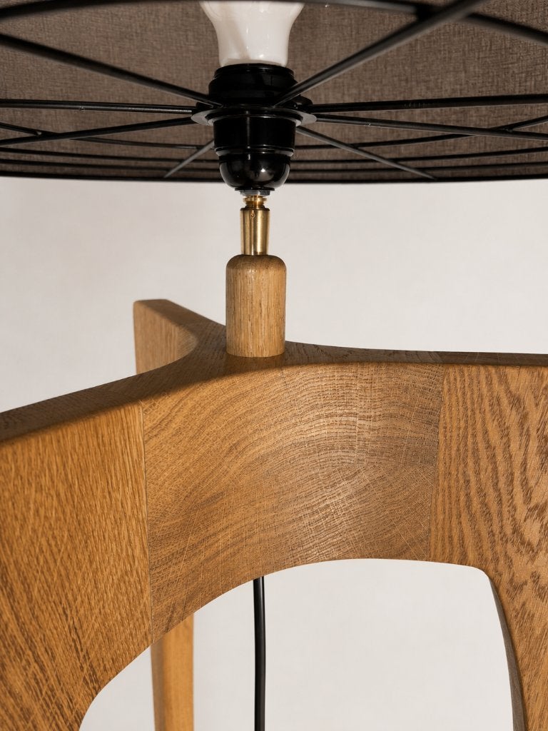 Hoge grote staande schemerlamp driepoot, Huis en Inrichting, Lampen | Vloerlampen, 200 cm of meer, Nieuw, Ophalen of Verzenden