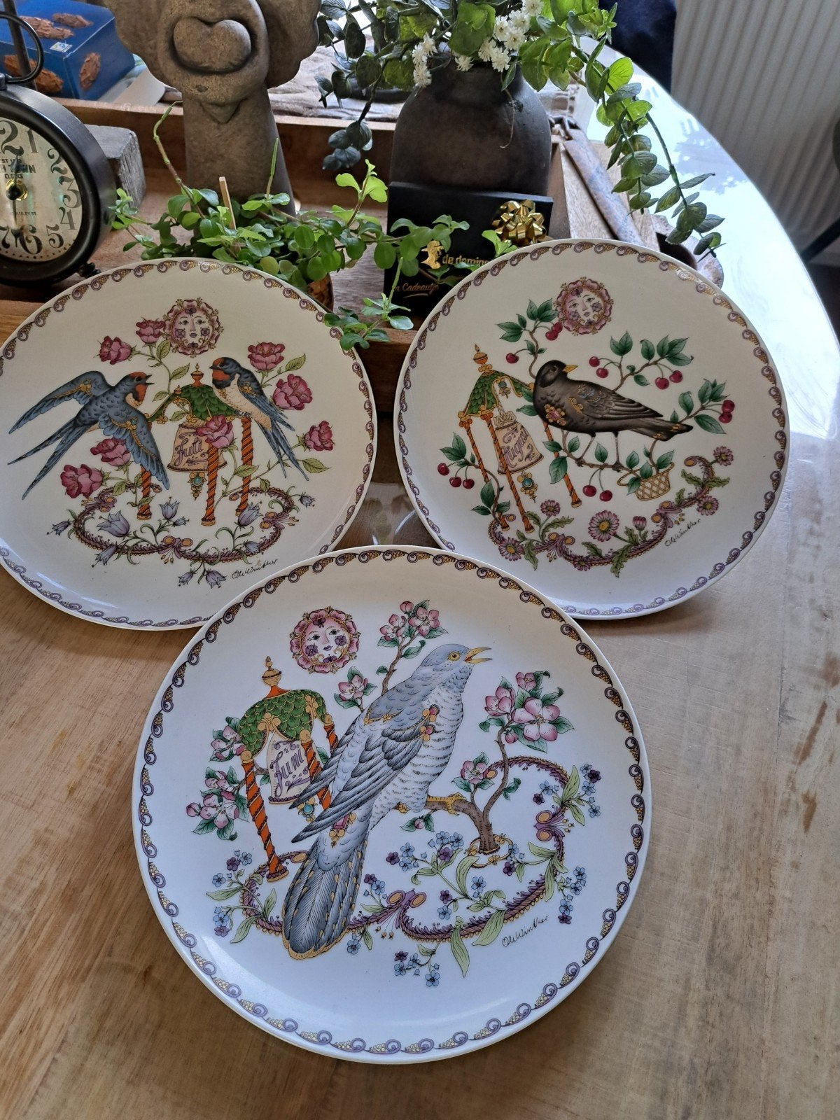 Hutschenreuther Wandborden  - Set van 3, Ophalen of Verzenden