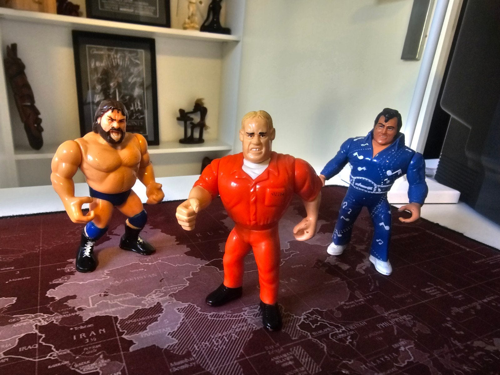 Vintage 90s Worstelaars  WWF  (3 stuks), Ophalen of Verzenden, Gebruikt
