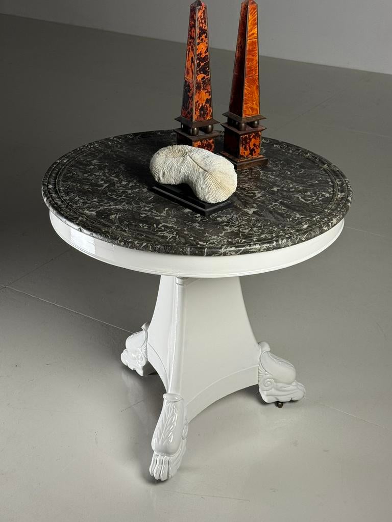 Gueridon Center Table 19e eeuw antiek, Ophalen