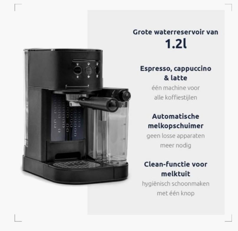 BluMill koffie machine, Witgoed en Apparatuur, Koffiezetapparaten, Ophalen, Afneembaar waterreservoir, Gebruikt, Koffiemachine